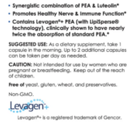 Mirica® Advanced - Enhanced Absorption Formula - Palmitoylethanolamide (PEA) and Luteolin - 60 Capsules - Image 3